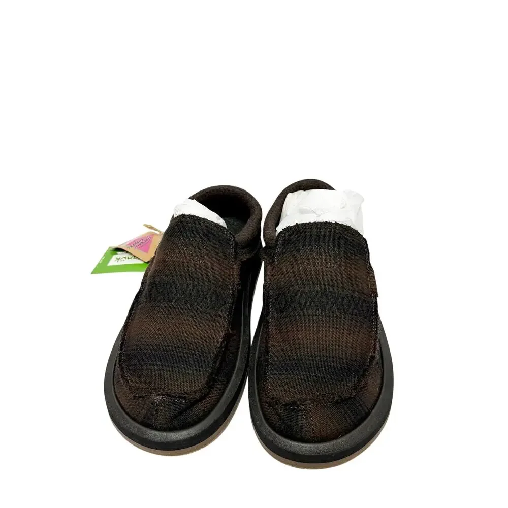 Sanuk Chiba Blanket Men's Slip On Shoes Size 7 NWT Casual Comfort Loafers